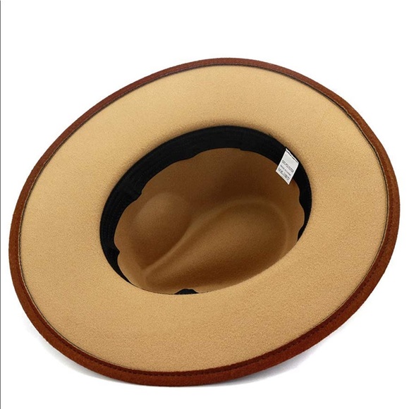 Gradient Wide Brim Panama Fedora